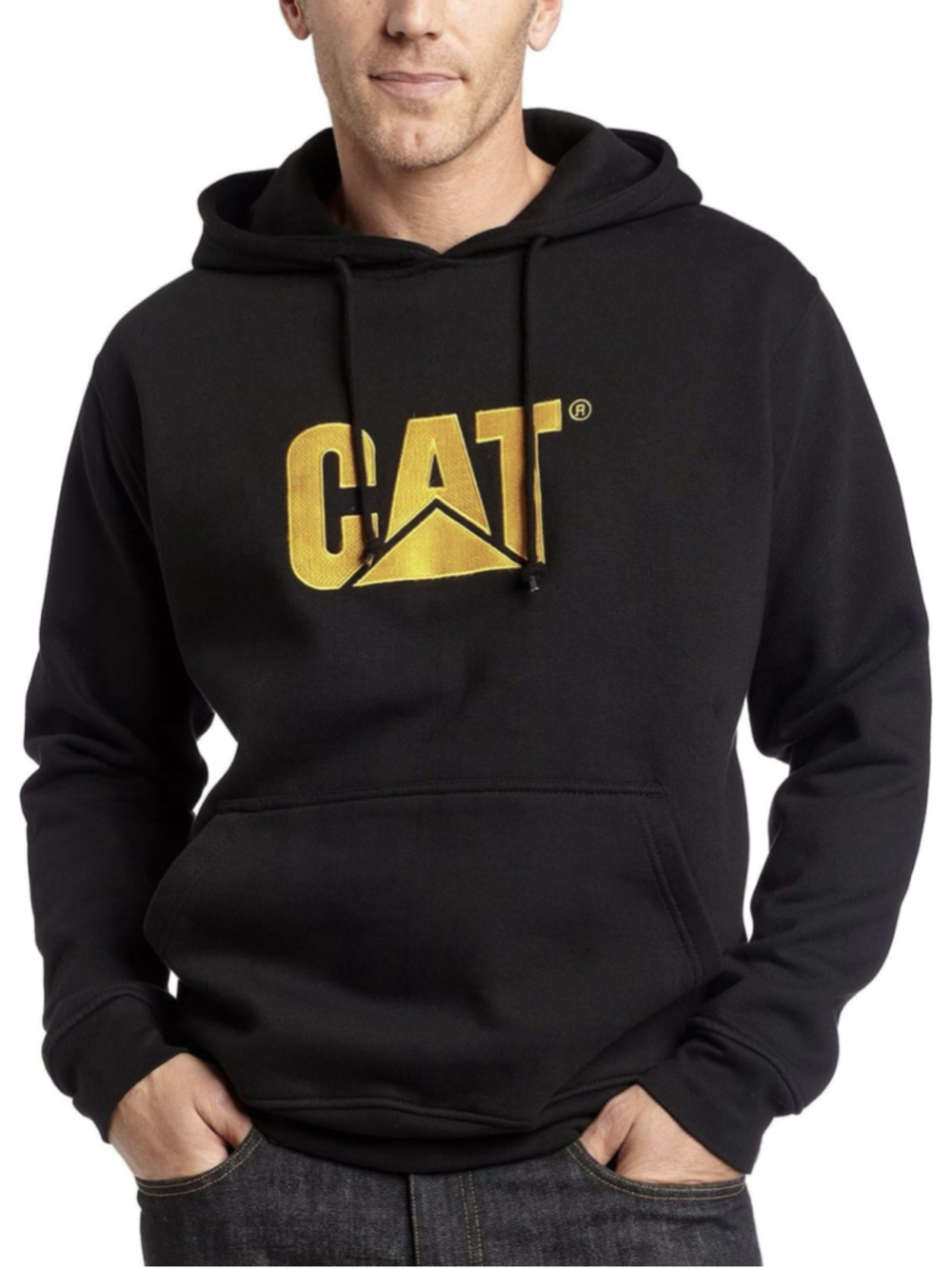 NWT Caterpillar Men’s Trademark Hooded Sweatshirt Size M